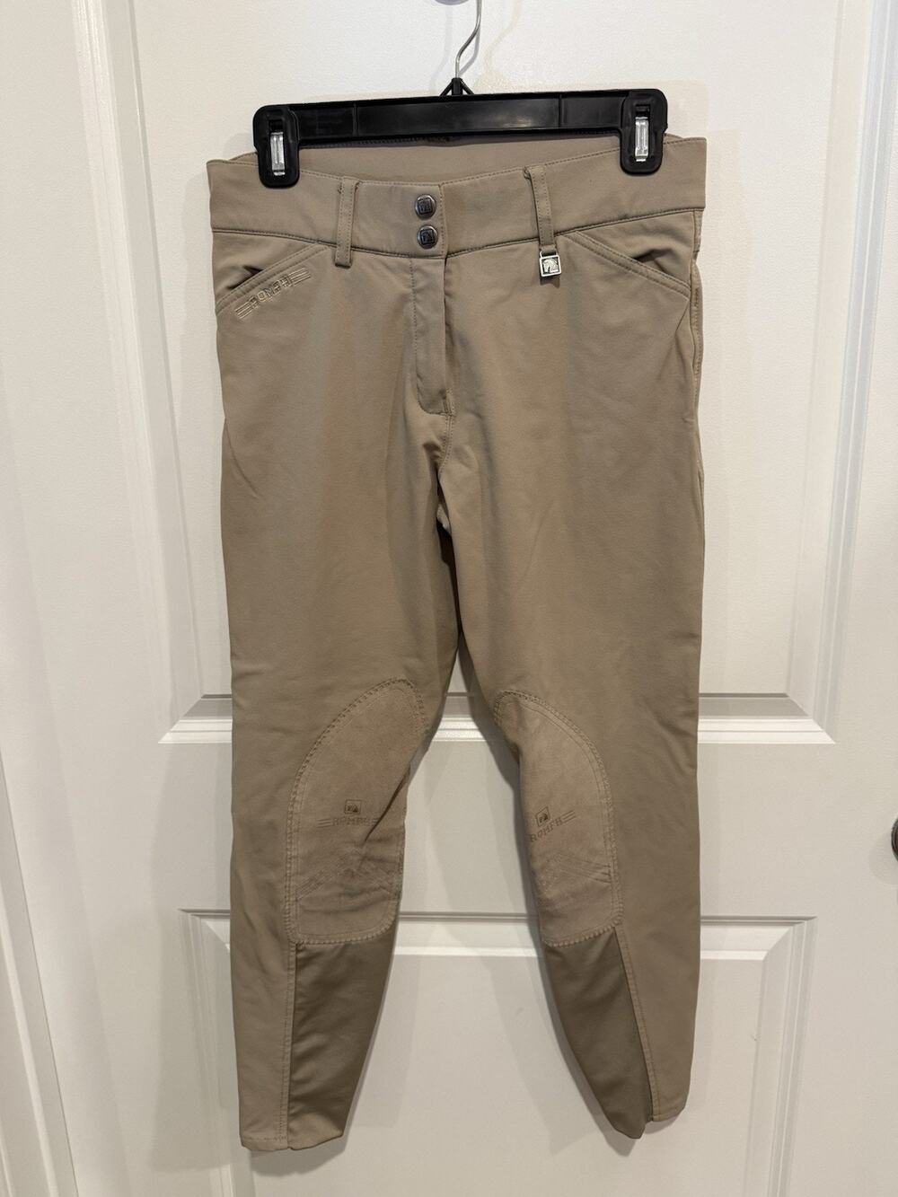 Romfh Womens Equestrian Breeches Size 26 R Beige Horseback Riding Pants